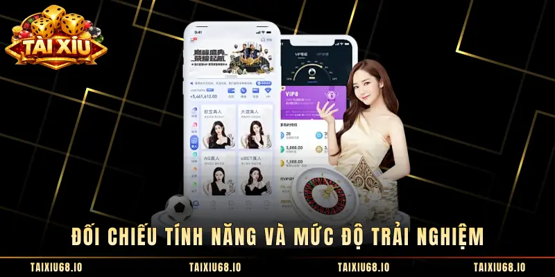 Đối chiếu tính năng và mức độ trải nghiệm